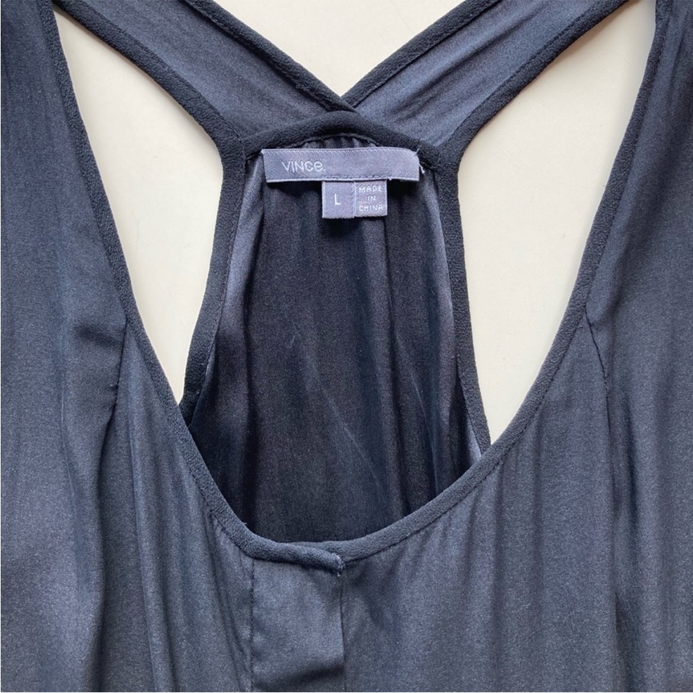 Vince Silk Blend Racer Back Jumpsuit - Picture 7 of 13